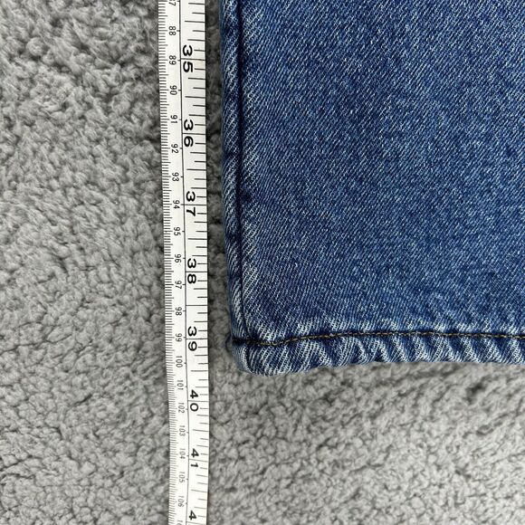 LL Bean Jeans Men's 34x29 Blue Denim Fleece Lined Classic Fit Vintage - Picture 9 of 12